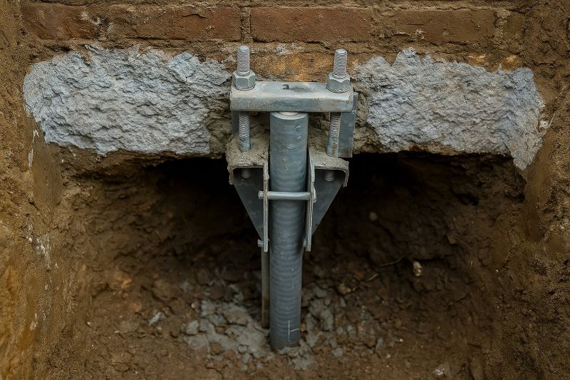 Helical Piers Installation